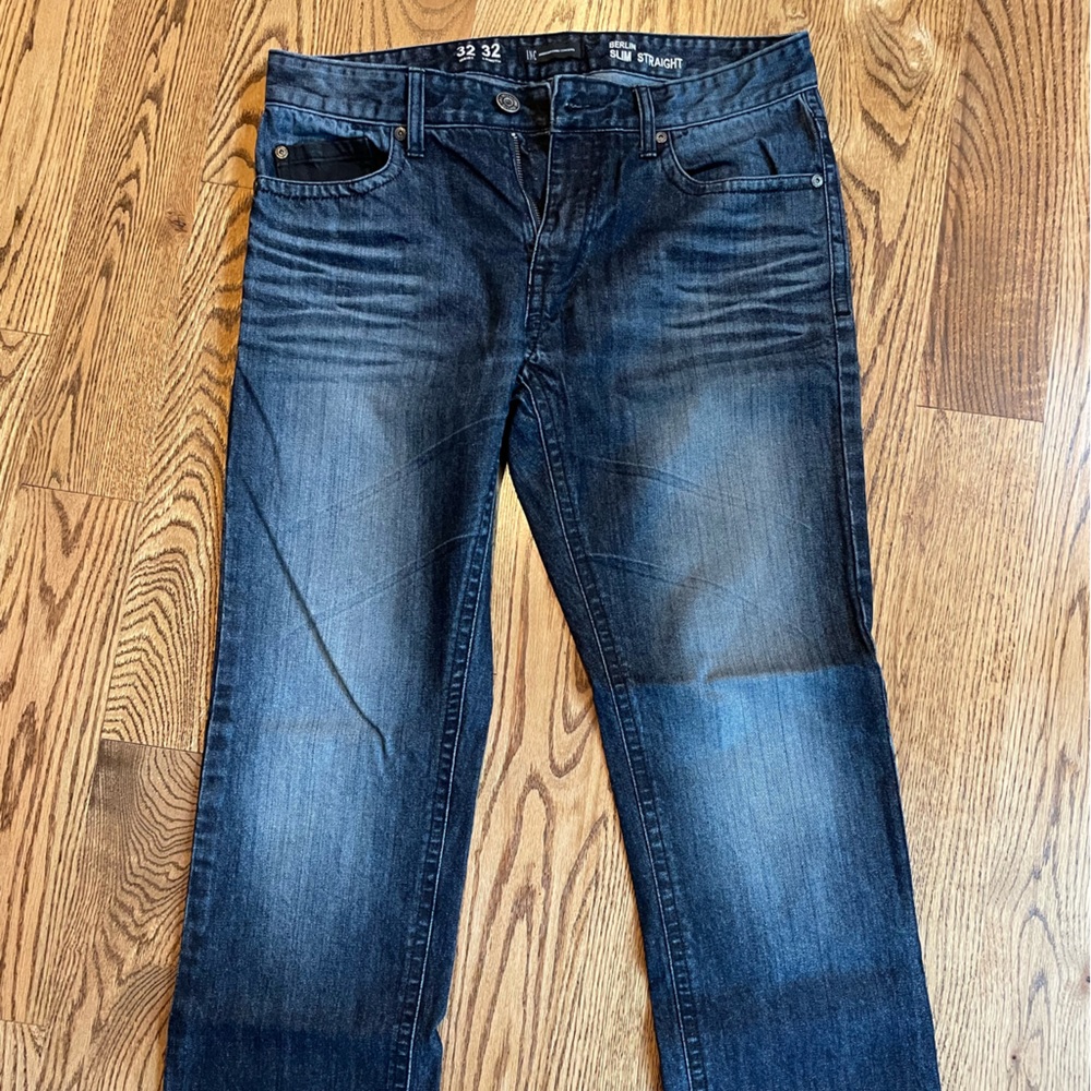 Mens slim straight jeans